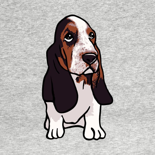 Basset Hound Dog by PetinHeart